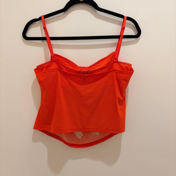 Urban Outfitters Out from Under Floral Mesh Balconette Top Size Large - Picture 2 of 3